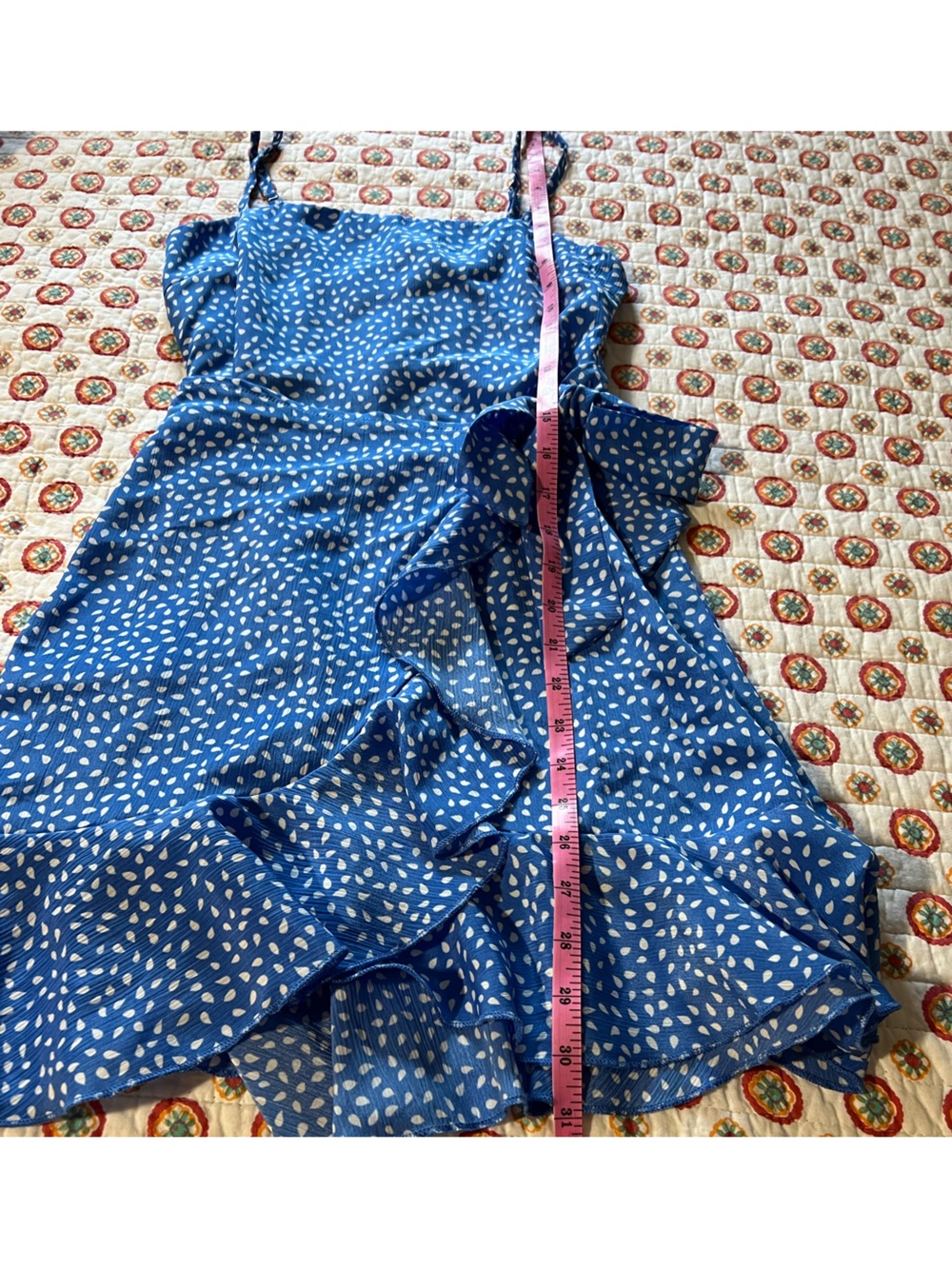 EUC Hello Molly Down to Georgia Periwinkle Blue Mini Dress size XS - Picture 7 of 7